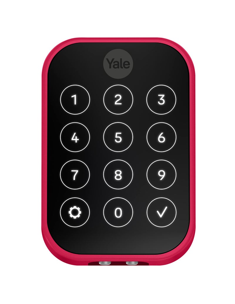 Yale Security Yale Assure Lock 2 إصدار محدود Deadbolt Viva Magenta Smart قفل باب الدخول بدون مفتاح مع لوحة مفاتيح متصلة بالواي فاي لإدخال الرمز والوصول عن بعد YRD450-WF1-VMP - Image 1